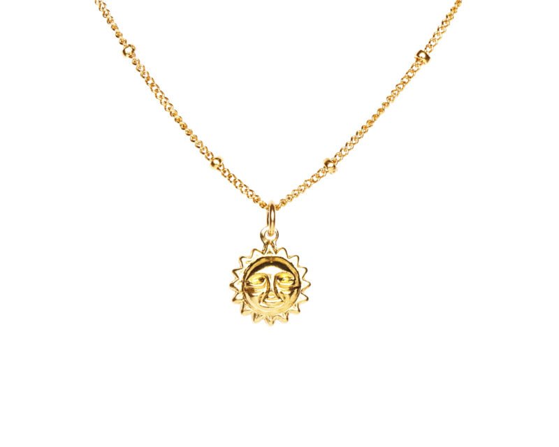 Cosmic-Shine-Bright-necklace-gold-filled-satellite-ball-chain-closer.jpg Shine Bright Kaulakoru – Kulta