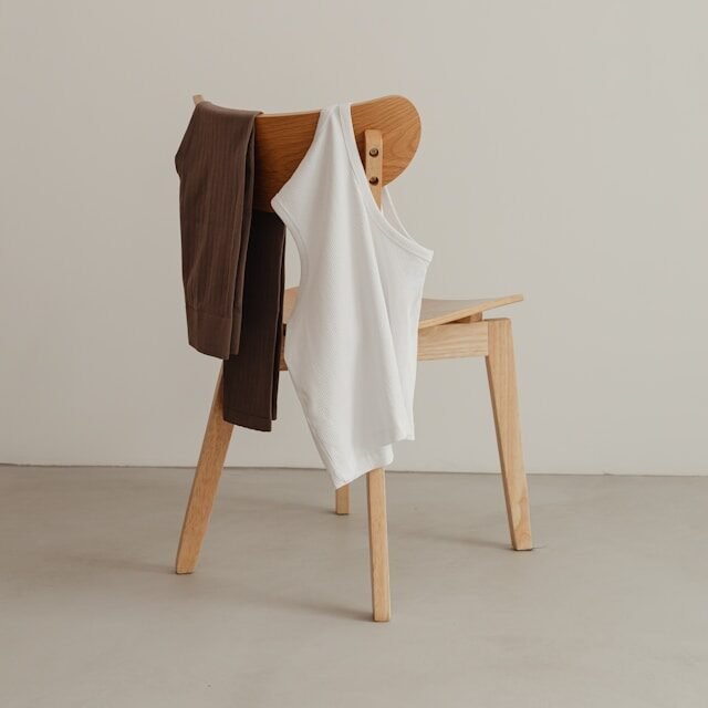 Clothes on a chair
