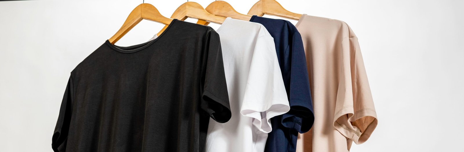 T-shirts on a rack