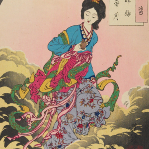 Premium Huppari "Woman in Flowing Draperies"
