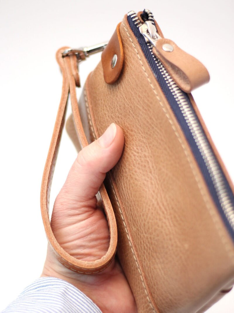 POUCH-lompakko – Vaalean ruskea