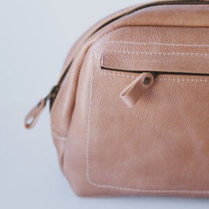 DOUGLAS nahkainen toilettilaukku - Beige
