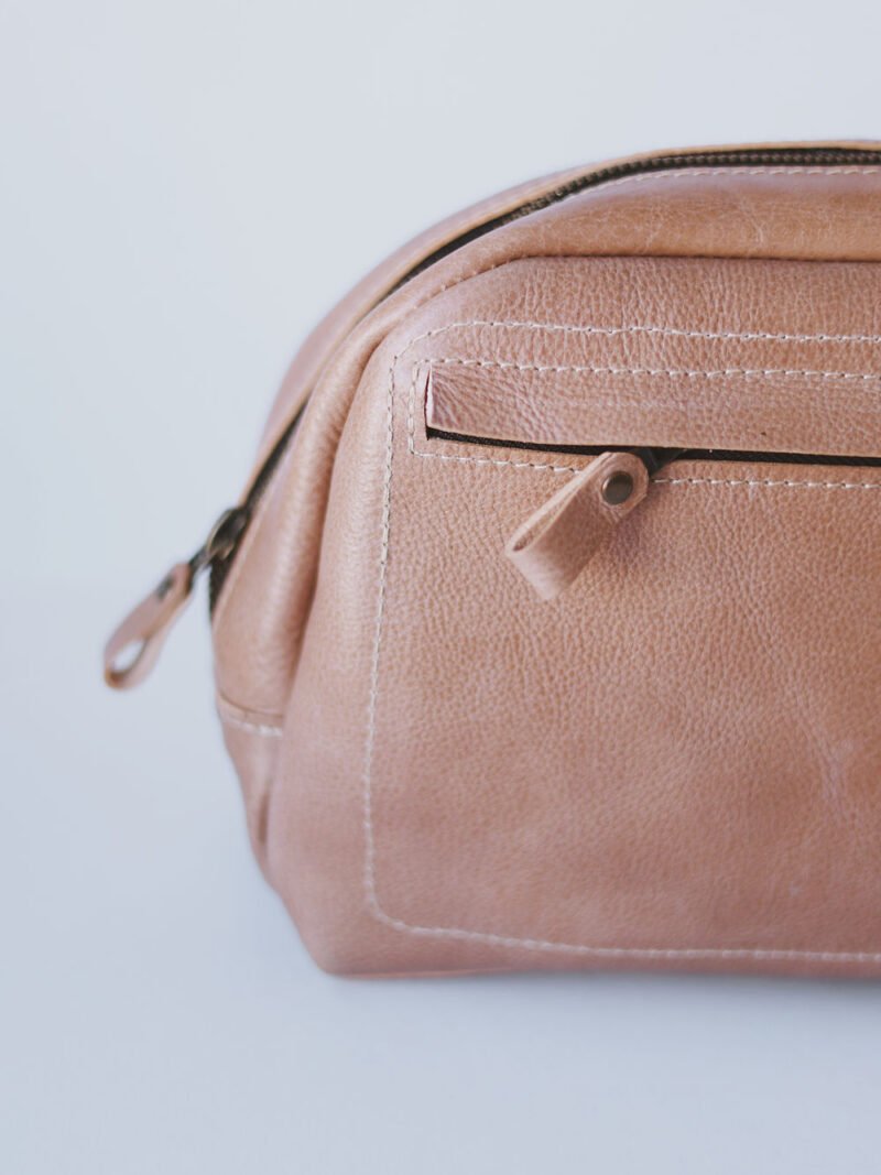 DOUGLAS nahkainen toilettilaukku - Beige