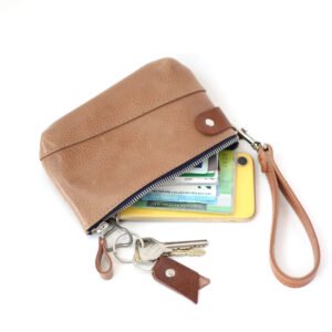POUCH-lompakko – Vaalean ruskea