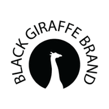 Black Giraffe Logo Boobs T-paita