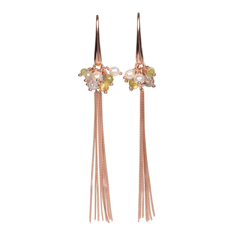 Cherie Color Tassel Korvakorut – Ruusukulta ja Hopea