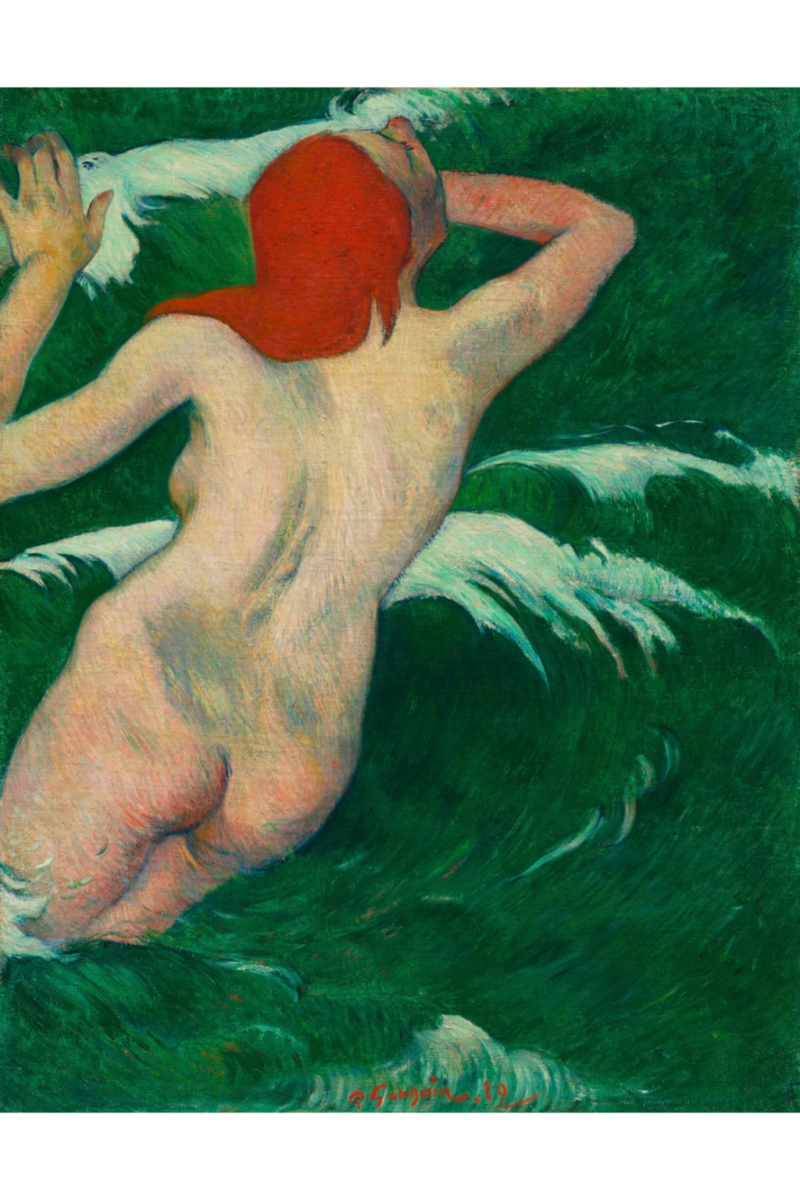 Premium T-paita "Dans les Vagues" by Paul Gauguin
