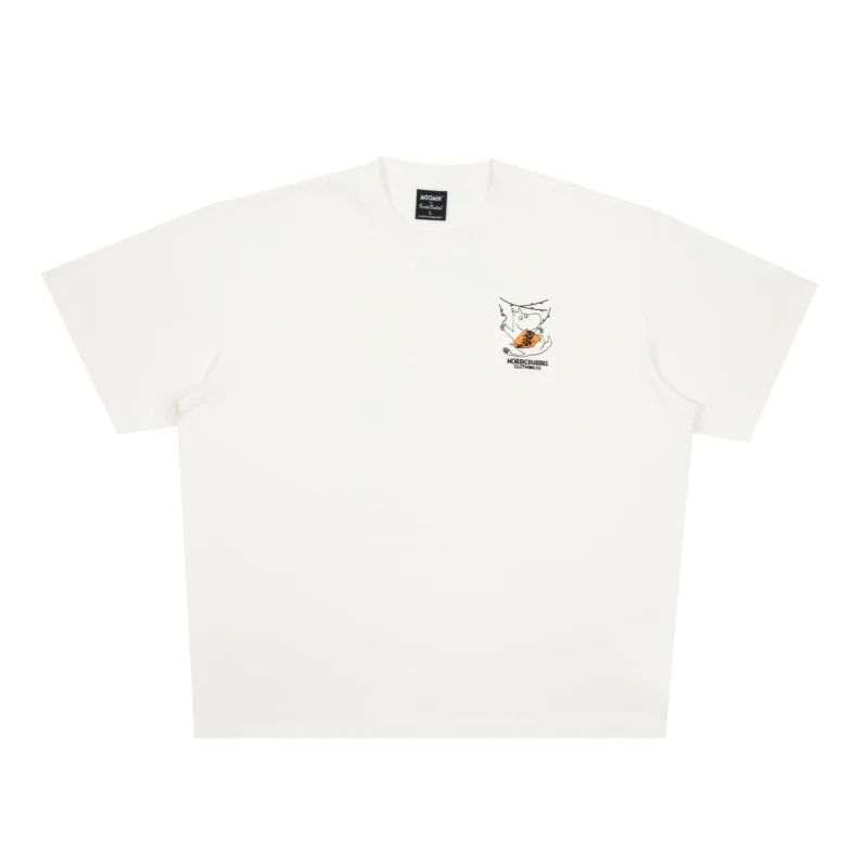 Muumi Tiikeri Premium T-paita – Valkoinen