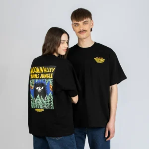 Haisuli viidakossa Premium T-paita – Musta
