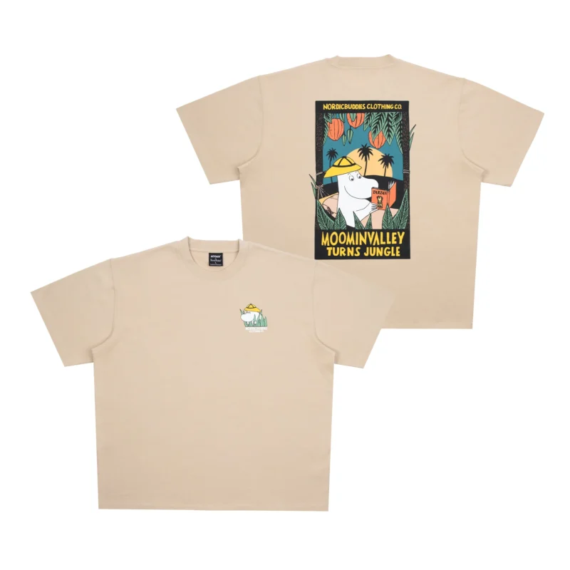Muumipeikko viidakossa Premium T-paita - Beige