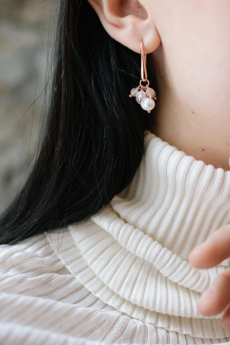 MG_3988_huge.jpg Cherie Black Earrings - Rose Gold and Silver