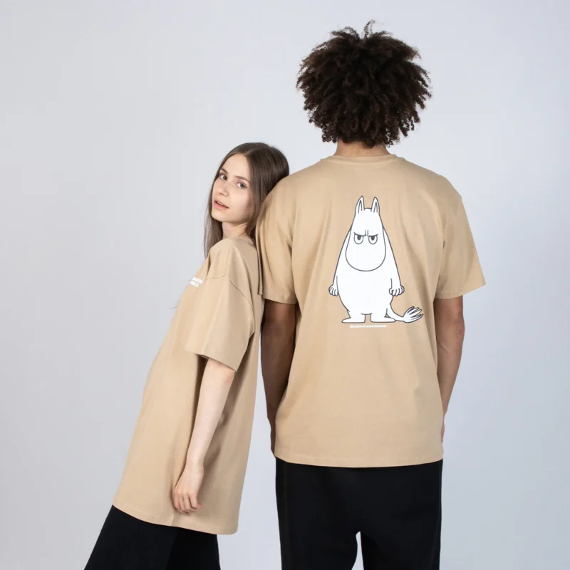 Muumipeikko Premium T-paita – Beige