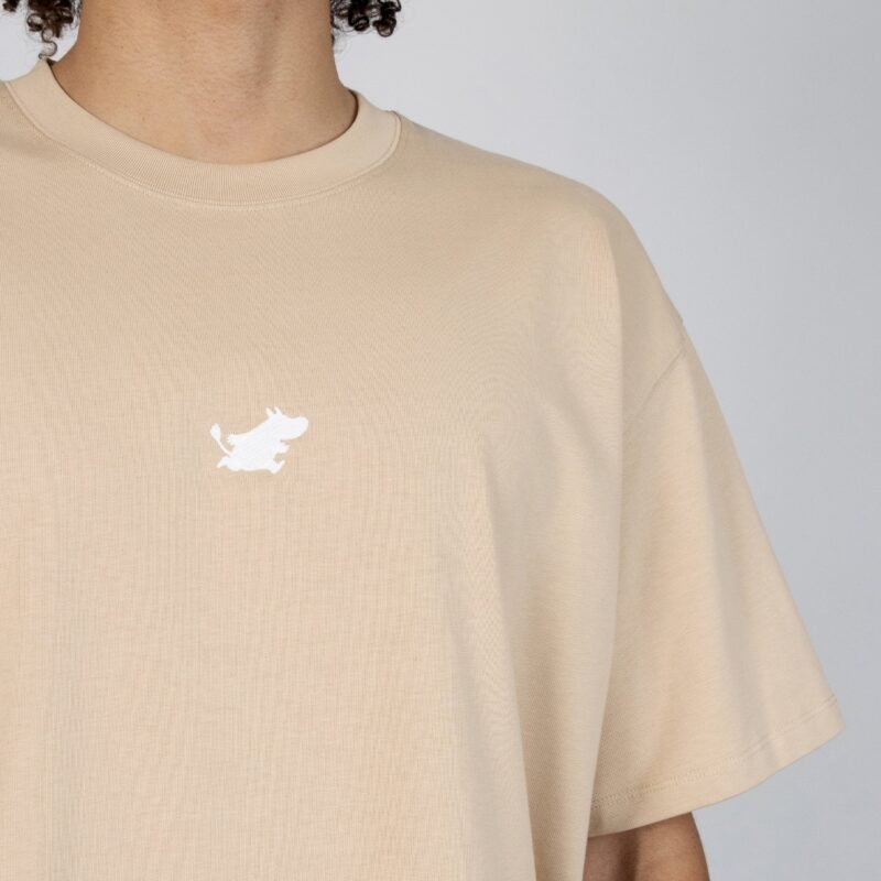 Muumi Klassikko Premium T-paita – Beige