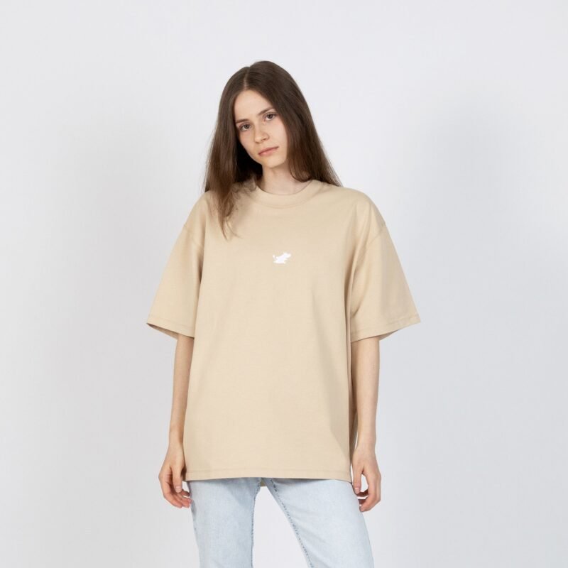 Muumi Klassikko Premium T-paita – Beige