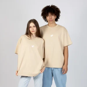 Muumi Klassikko Premium T-paita – Beige