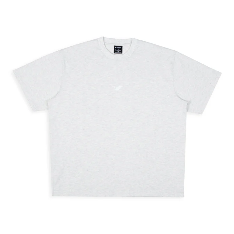 Muumi Klassikko Premium T-paita – Vaalean harmaa