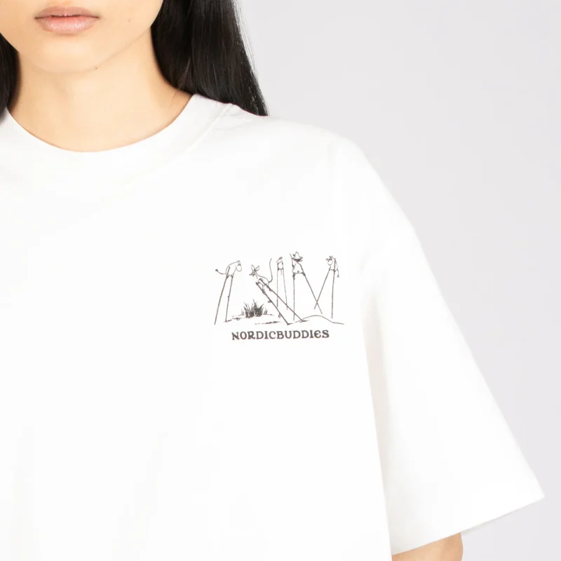 Muumi Novels Premium T-paita – Valkoinen
