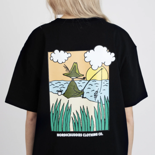 Nuuskamuikkunen T-paita – Musta