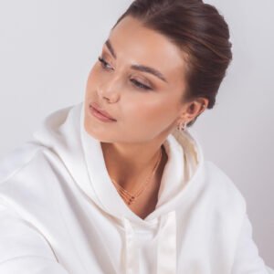 Metropolitan Glow White Korvakorut – Ruusukulta ja Hopea
