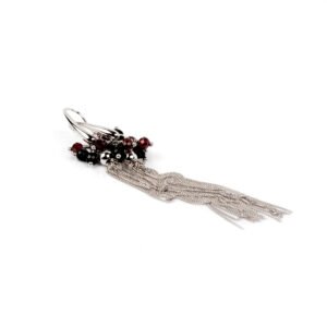 Cherie Black Tassel Korvakorut – Ruusukulta ja Hopea