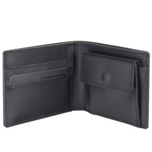 Billfold-lomapkko kolikkotaskulla – Musta