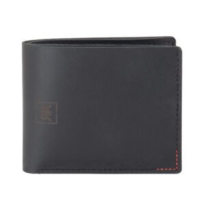 Billfold-lomapkko kolikkotaskulla – Musta