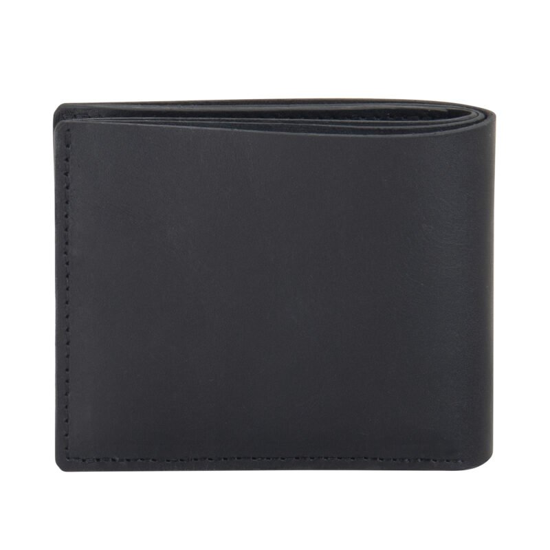 Billfold-lomapkko kolikkotaskulla – Musta