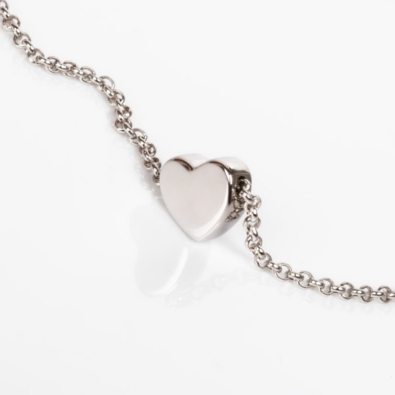Heart Choker Kaulakoru – Ruusukulta ja Hopea