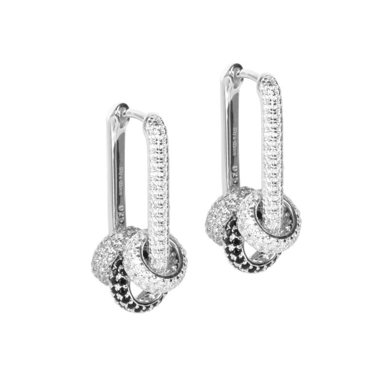 Metropolitan Glow Rolling Charm Korvakorut L – Ruusukulta ja Hopea