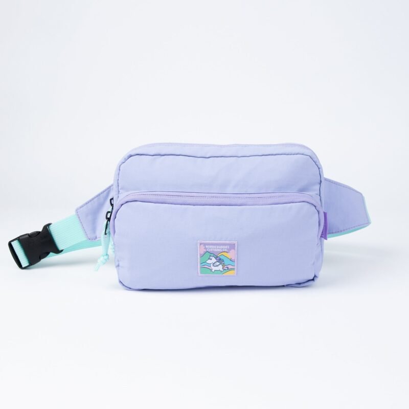Muumipeikon seikkailut retro vyölaukku – Violetti