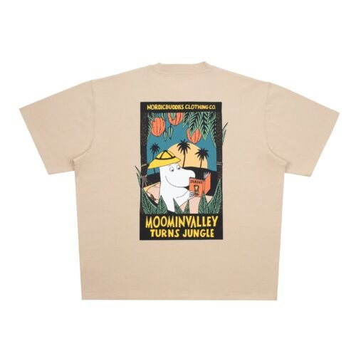 Muumipeikko viidakossa Premium T-paita - Beige