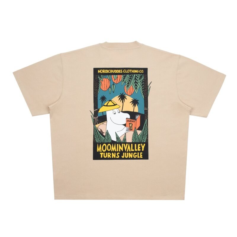 Muumipeikko viidakossa Premium T-paita - Beige