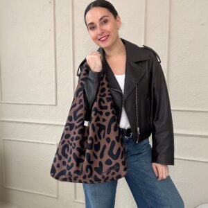 Moon-laukku – Classic Leopard