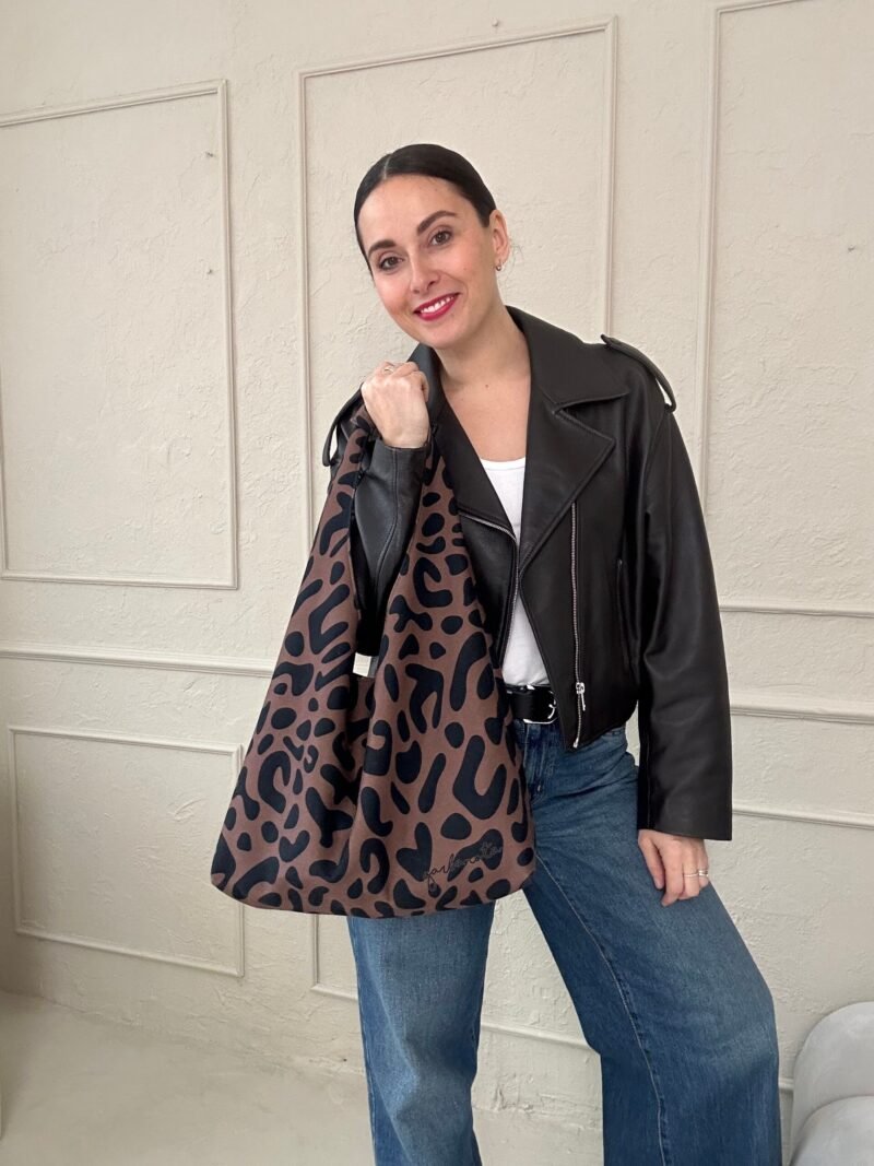 Moon-laukku – Classic Leopard