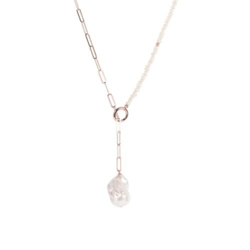 Mother-Pearl Choker Kaulakoru – Ruusukulta ja Hopea