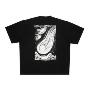 Muumi Novels Premium T-paita – Musta