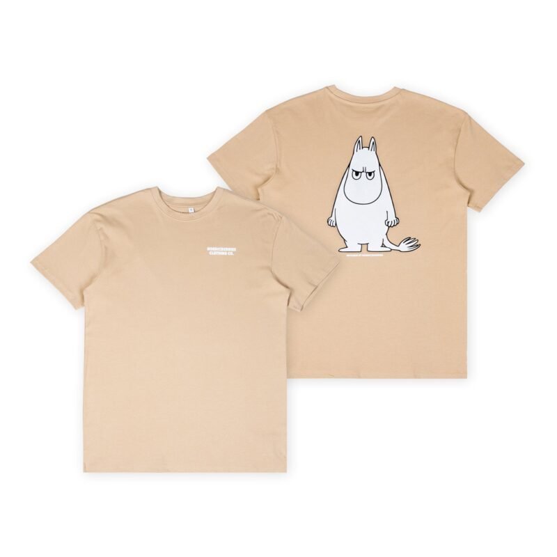 Muumipeikko Premium T-paita – Beige